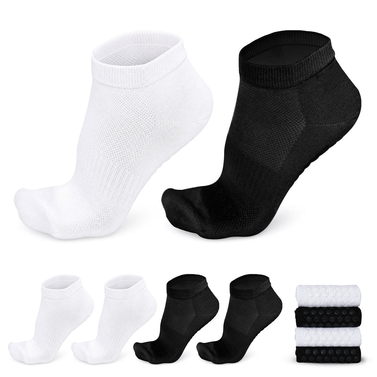 Grip Socks, SNUG360® Non-Slip Socks For Women (4 Pairs)