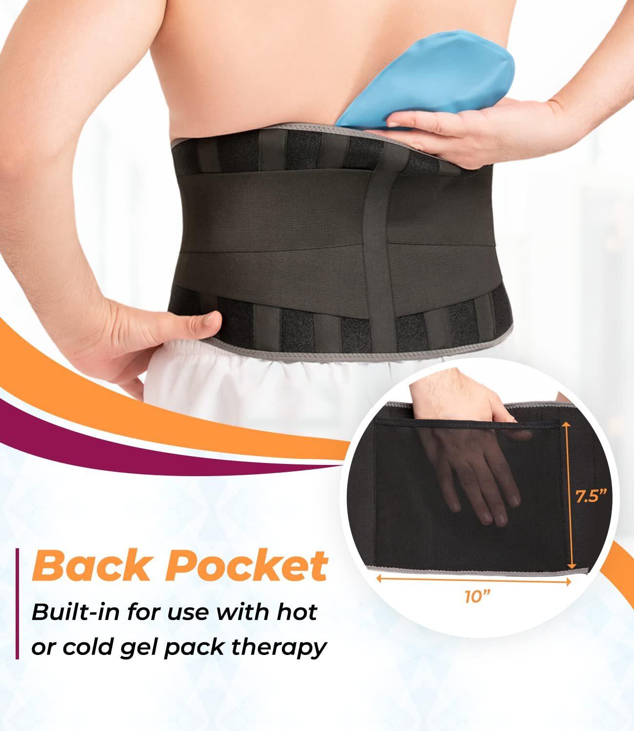 Back Brace For Back Pocket
