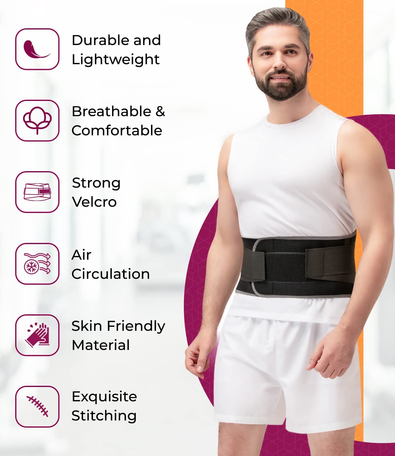 Breathable Back Brace