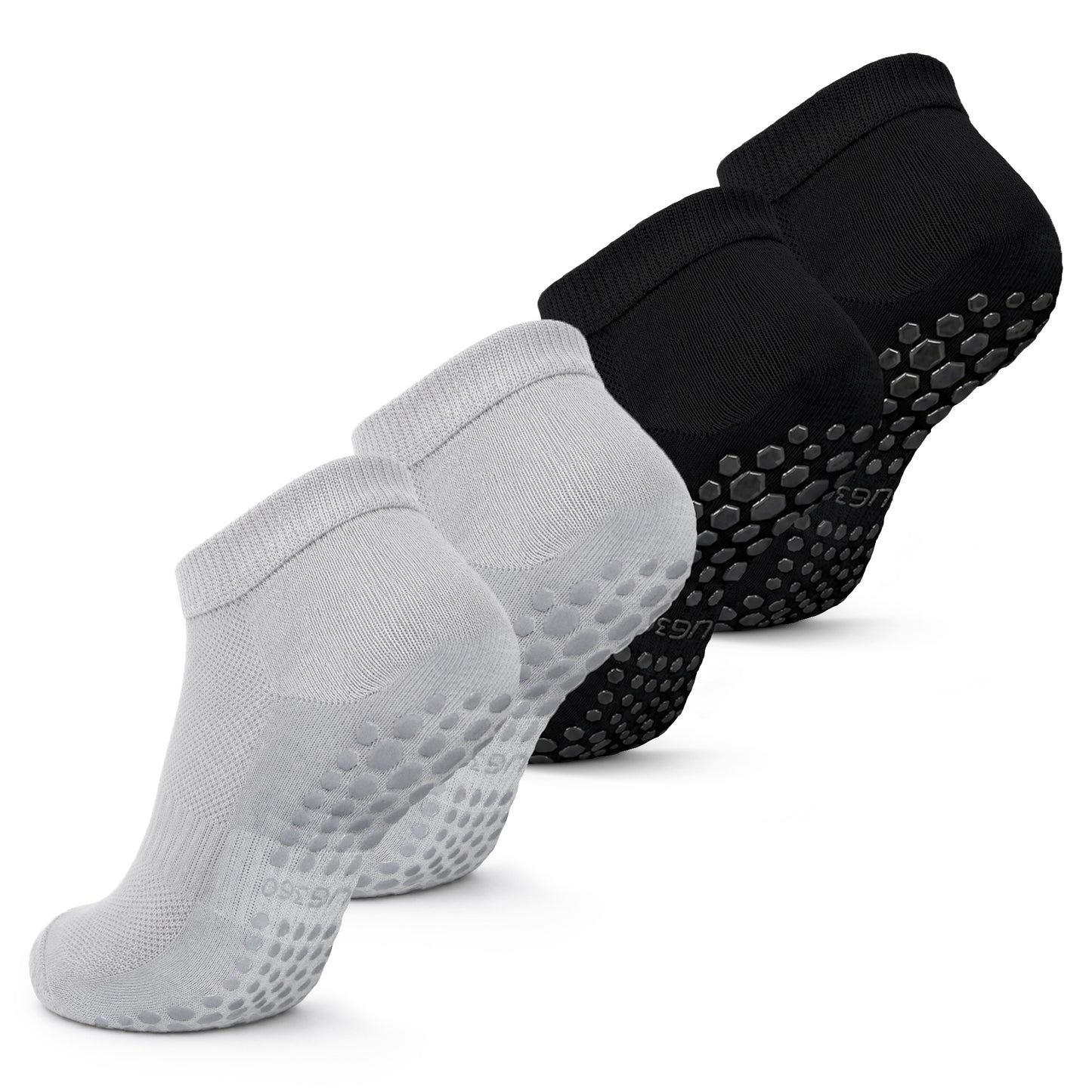 Men's Grip Socks with Non-Slip Soles (4 Pairs) | SNUG360®