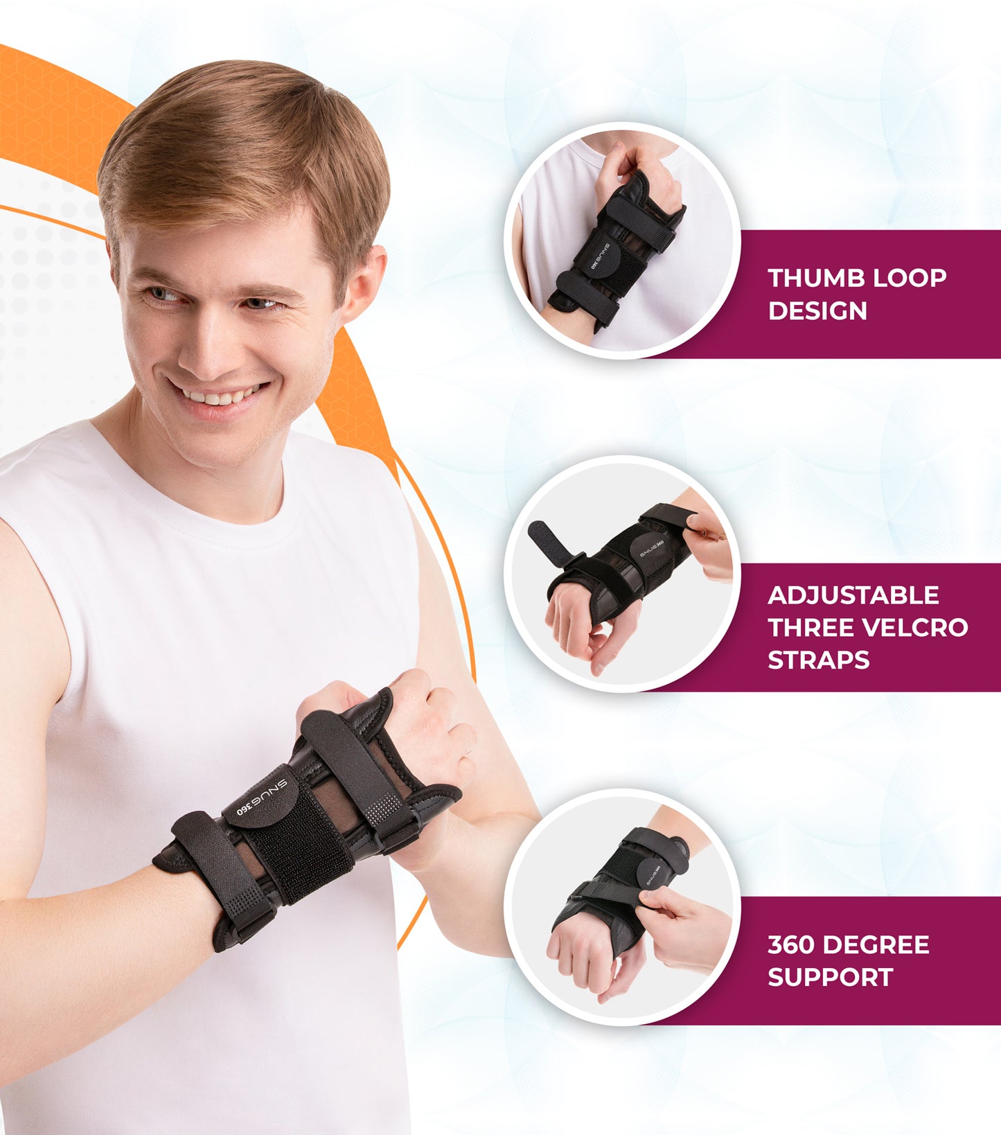 SNUG360™ Universal Wrist Brace