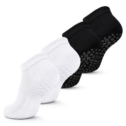 Men's Grip Socks with Non-Slip Soles (4 Pairs) | SNUG360®