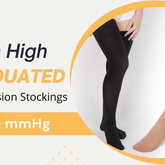 20-30 mmHg Thigh High Compression Stockings