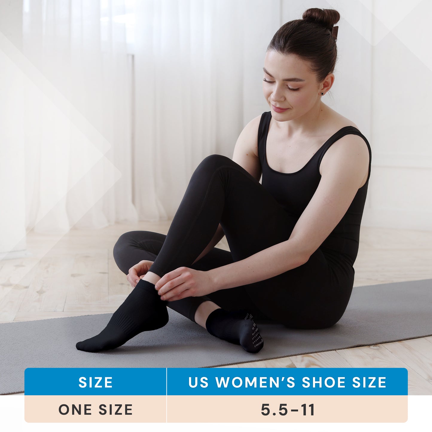 Grip Socks, SNUG360® Non-Slip Socks For Women (4 Pairs)